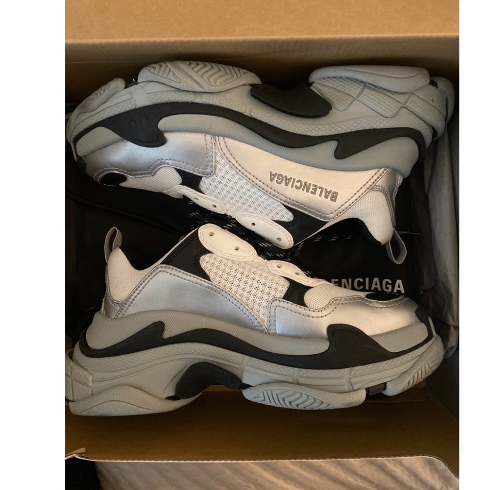 Balenciaga Sneakers - Black, White, and Gray